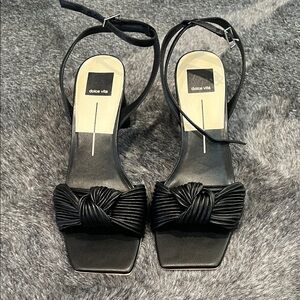 Dolce Vita Black Strappy Heels
